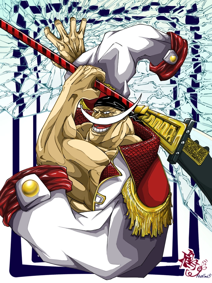 Ảnh One Piece Râu Trắng chuẩn nhân vật