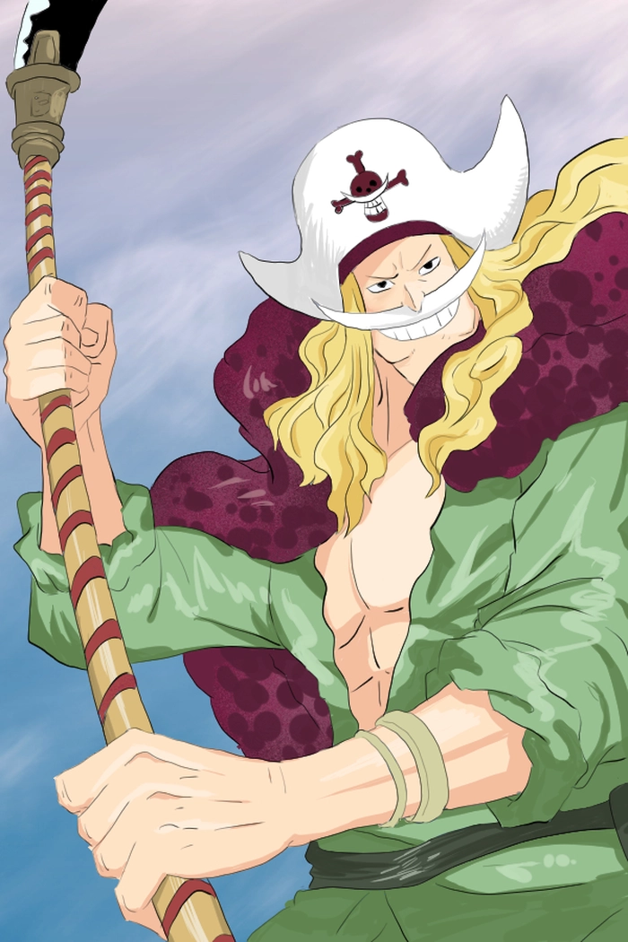 Ảnh One Piece Râu Trắng đầy thần thái