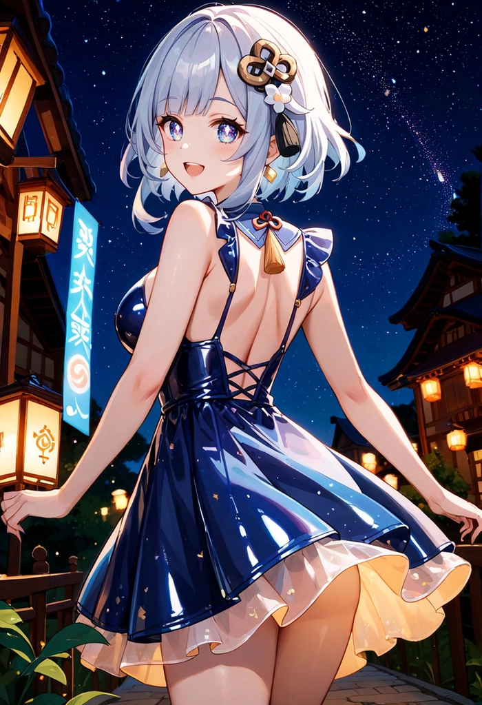 Ảnh Qiqi Genshin đáng yêu như thiên thần