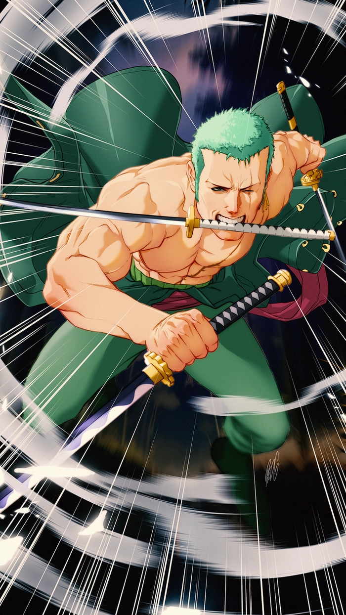 Ảnh Roronoa Zoro ngầu đầy thần thái