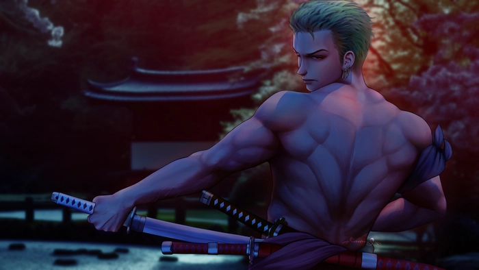 Ảnh Roronoa Zoro ngầu làm nền