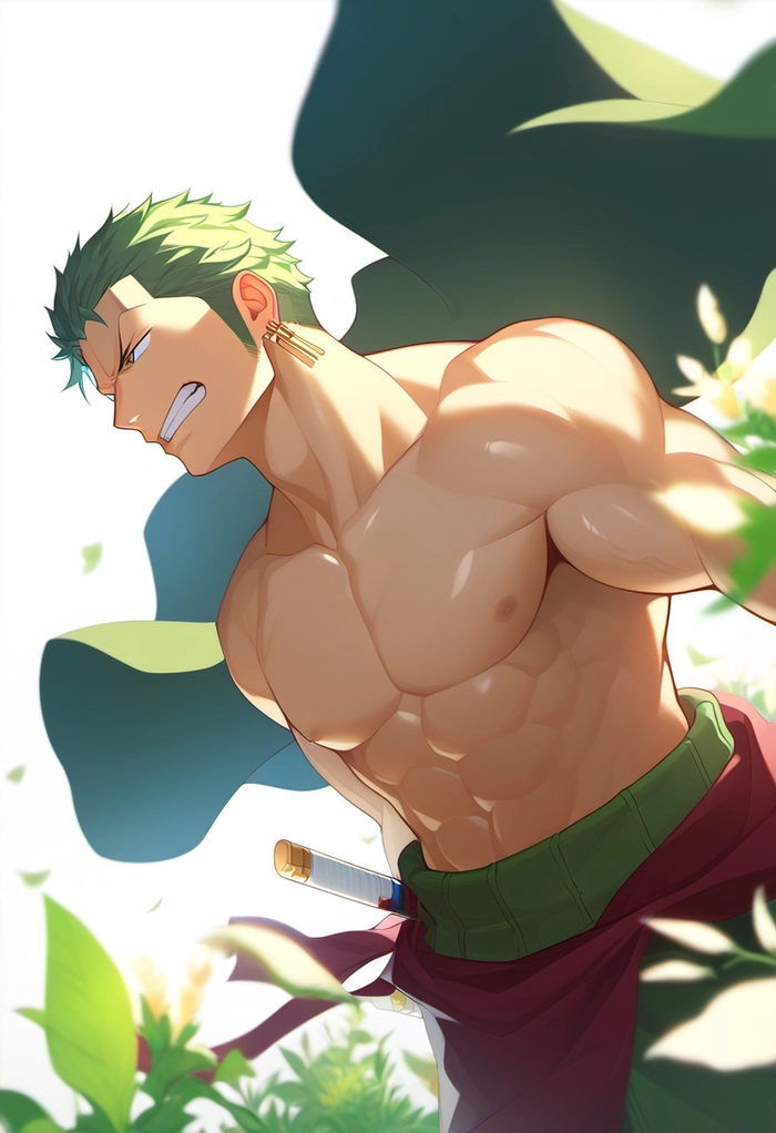Ảnh Roronoa Zoro ngầu phong trần