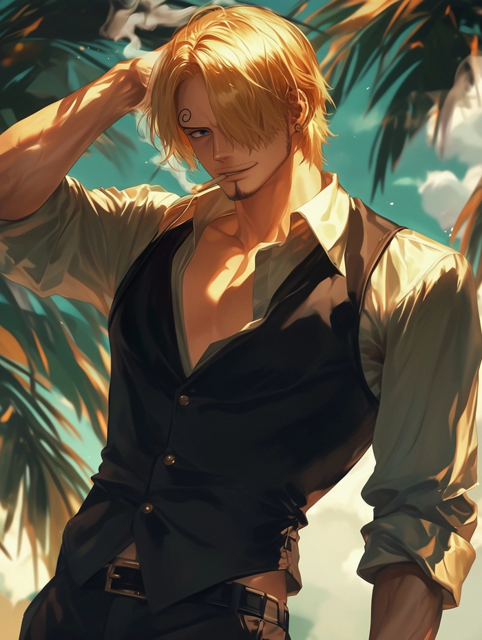 Ảnh Sanji Wano ấn tượng