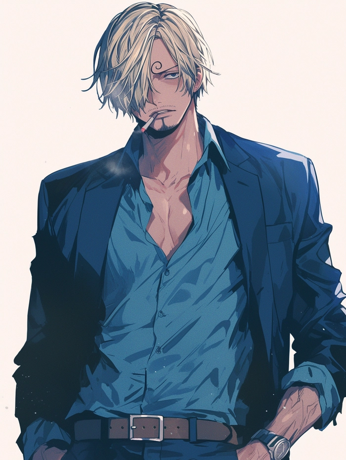 Ảnh Sanji Wano nổi bật phong thái