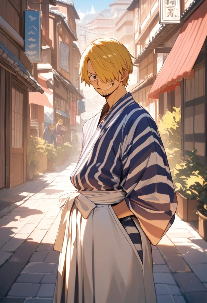 Ảnh Sanji ngầu phong trần