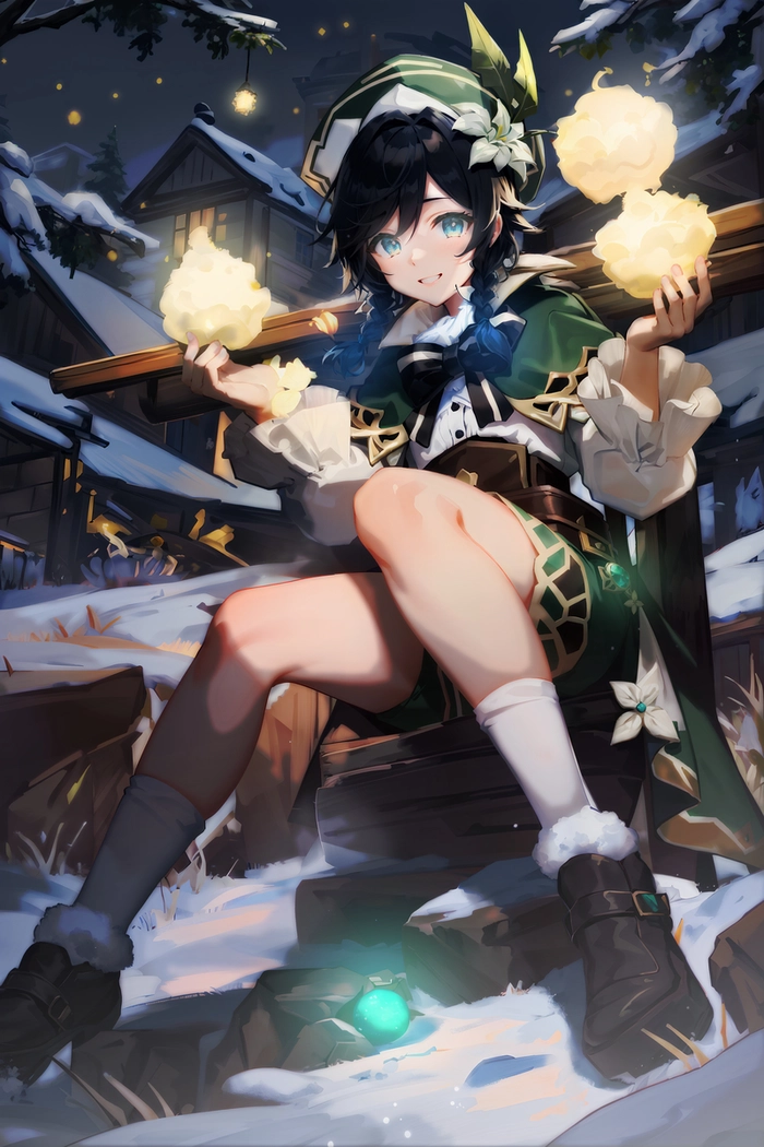 Ảnh Venti Genshin đáng yêu