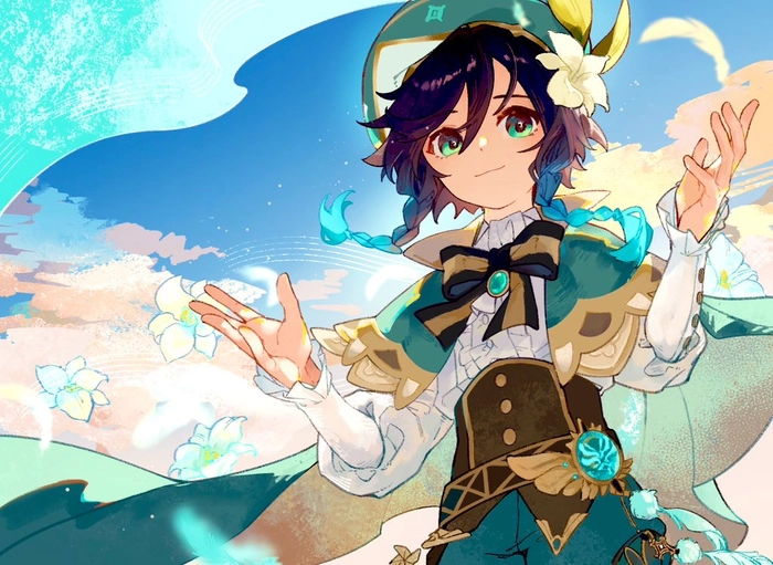 Ảnh Venti Genshin làm hình nền