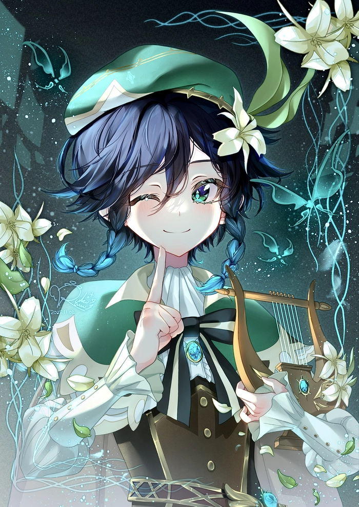 Ảnh Venti Genshin thu hút