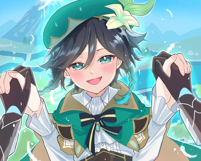 Ảnh Venti Genshin trong trẻo