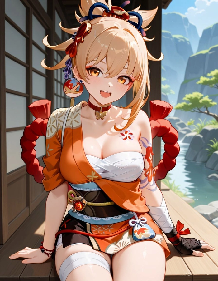 Ảnh Yoimiya Genshin Impact 4K cực đẹp