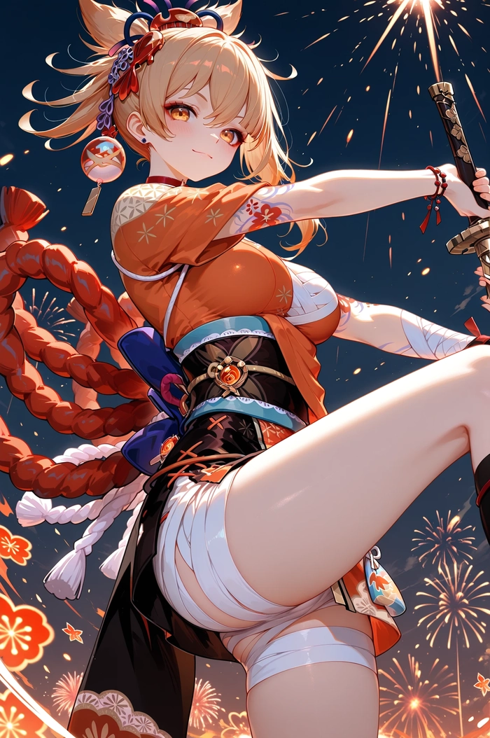 Ảnh Yoimiya Genshin Impact cuốn hút mọi ánh nhìn