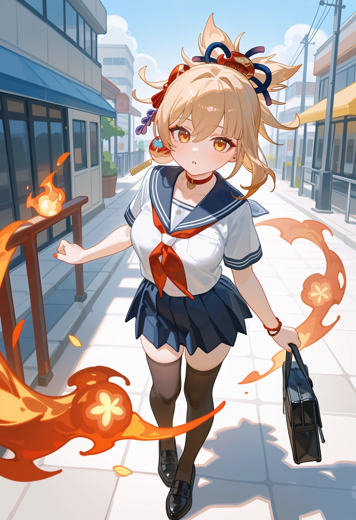 Ảnh Yoimiya gợi cảm trong Genshin Impact