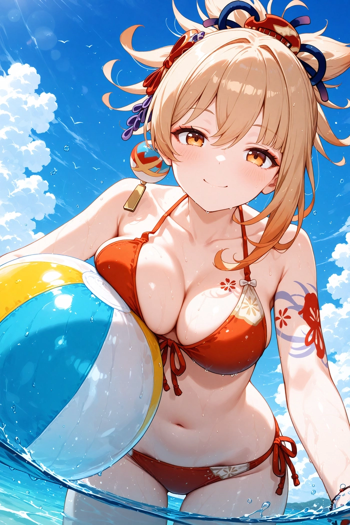 Ảnh Yoimiya sexy và đầy sức sống