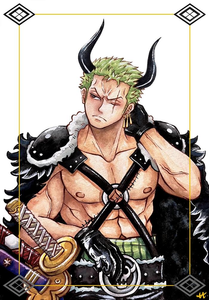 Ảnh Zoro One Piece giản dị mà thu hút