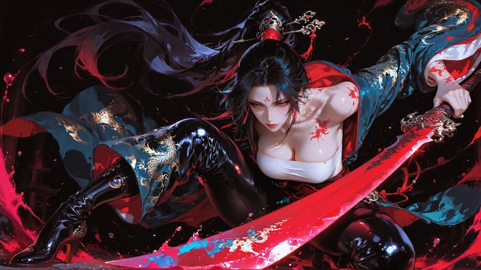 Ảnh anime cổ trang mỹ nữ huyền ảo