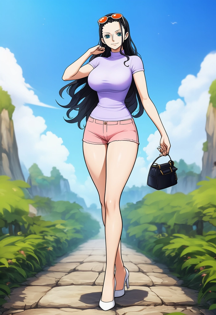 Ảnh nền Nico Robin sắc màu