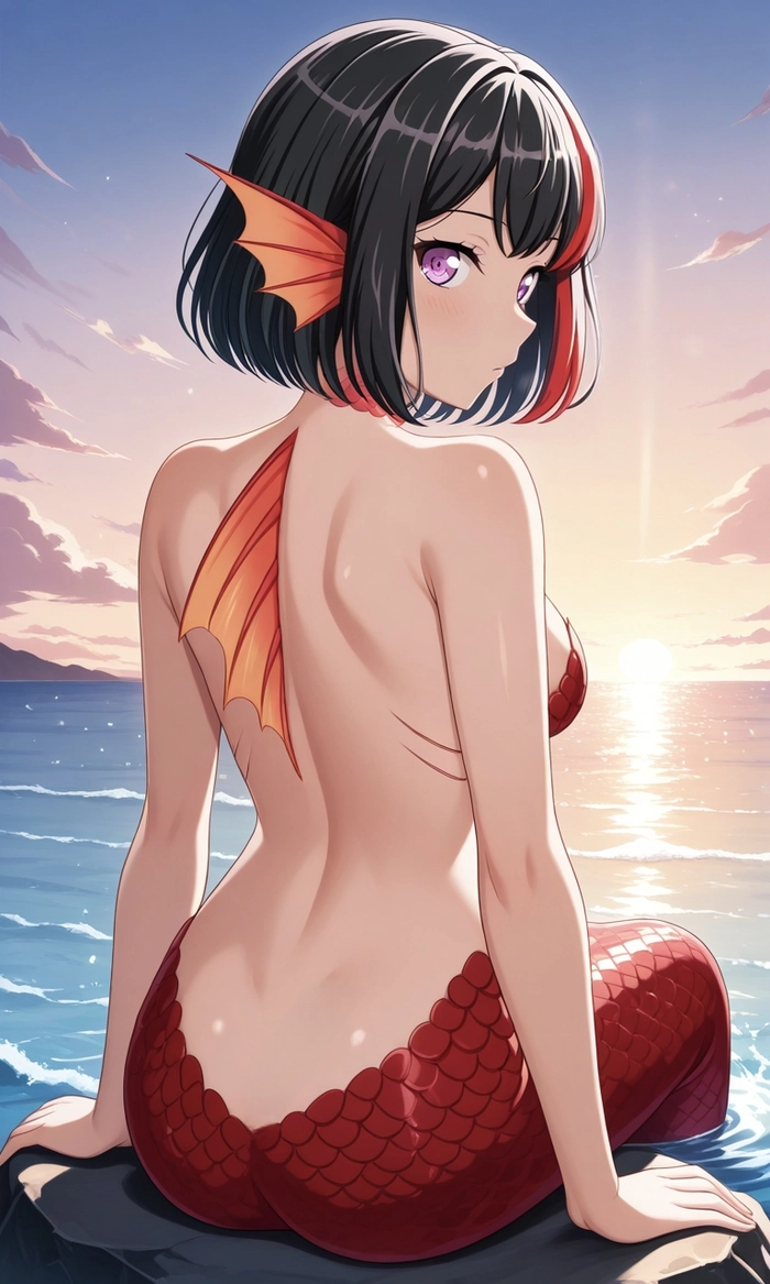 Anime nàng tiên cá đẹp mê hoặc