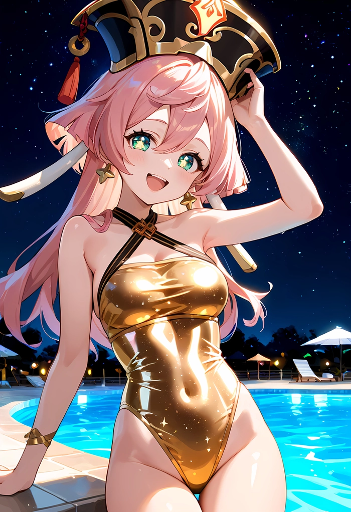 Art Yanfei Genshin Impact