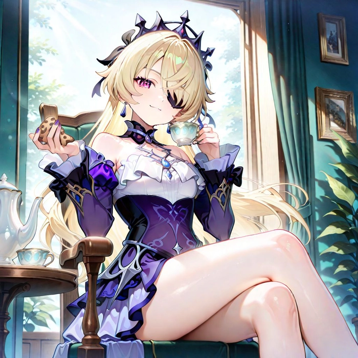 Fanart Fischl sexy khiến fan mê mẩn