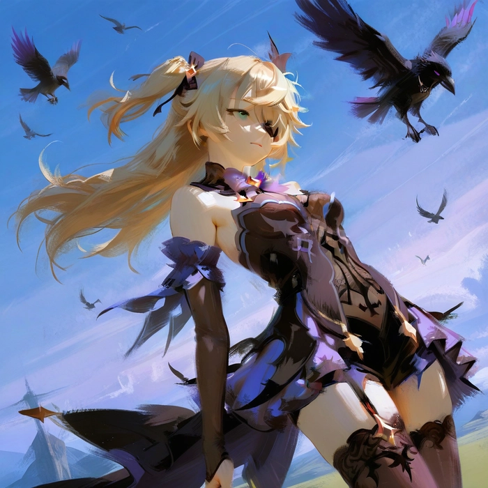 Fischl sexy với khí chất bí ẩn