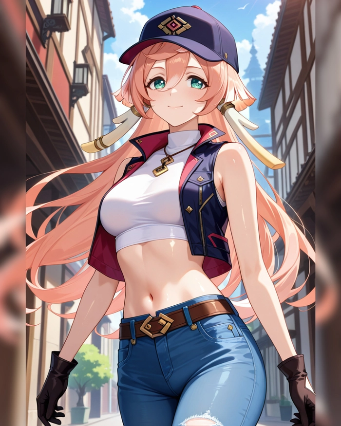 Genshin Impact Yanfei art