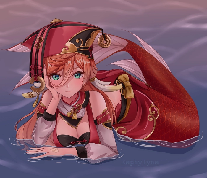 Genshin Impact Yanfei fanart