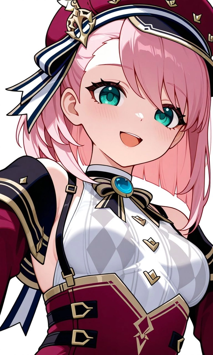 Hình Charlotte Genshin ánh sáng đẹp