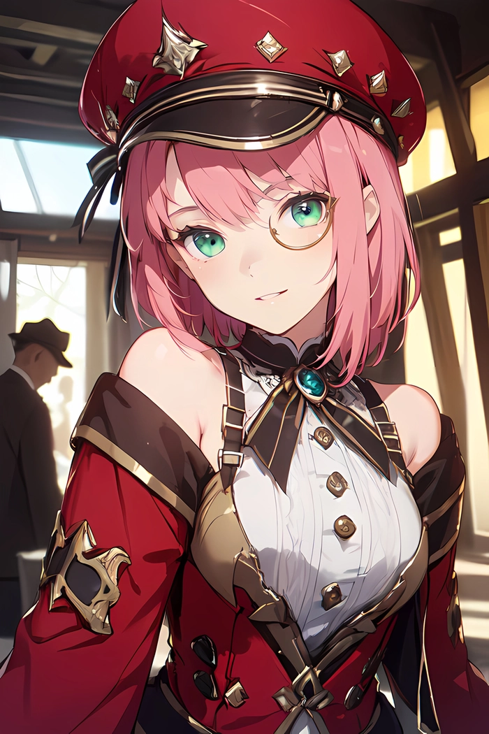 Hình Charlotte Genshin cá tính