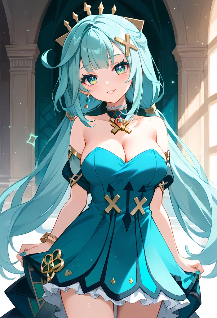 Hình Faruzan Genshin Impact sắc màu