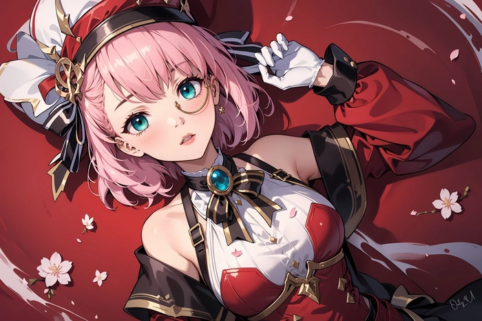 Hình Genshin Impact Charlotte ấn tượng