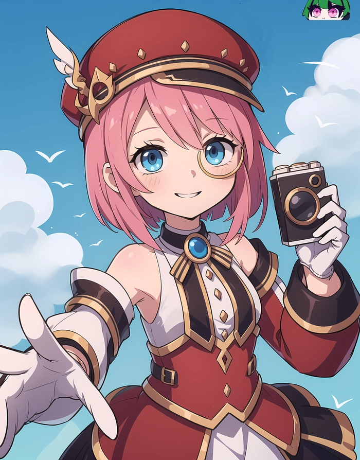 Hình Genshin Impact Charlotte đầy khí chất