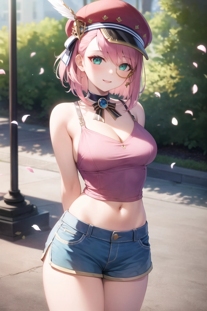 Hình Genshin Impact Charlotte năng động