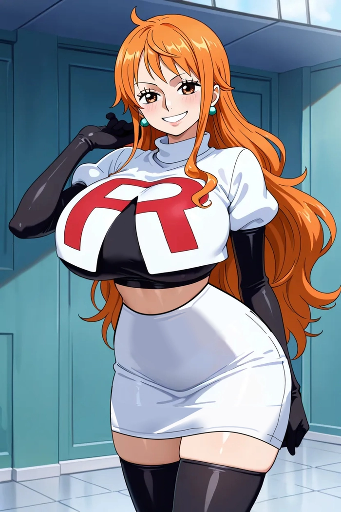 Hình Nami dễ thương tinh nghịch