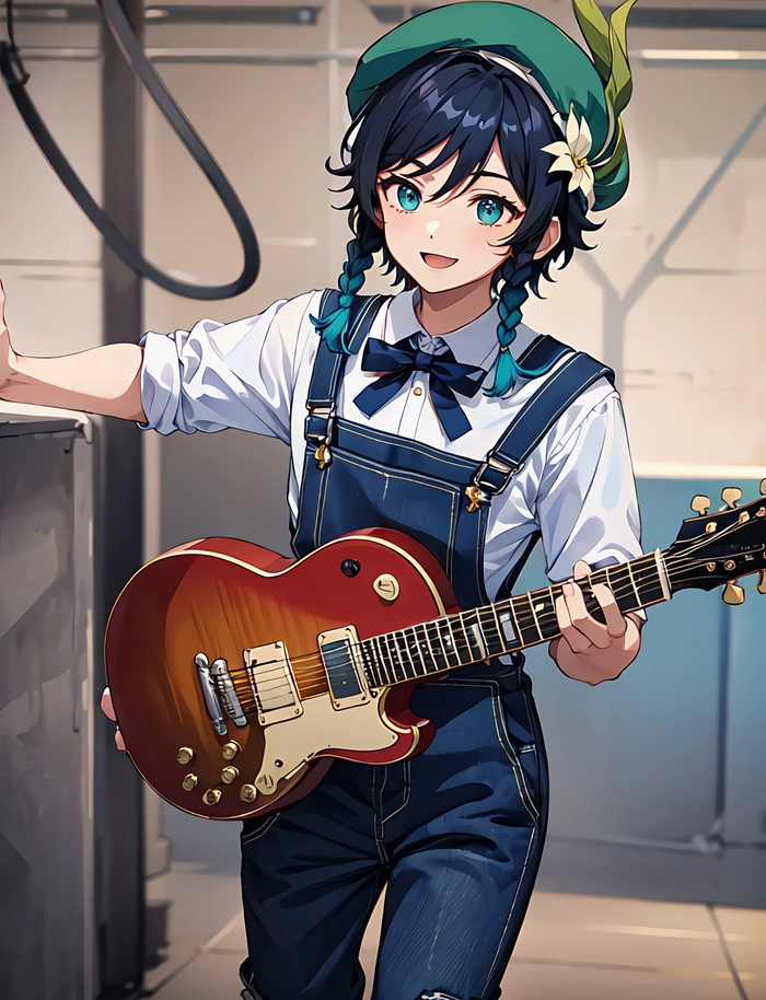 Hình Venti Genshin Impact chibi đáng nhớ