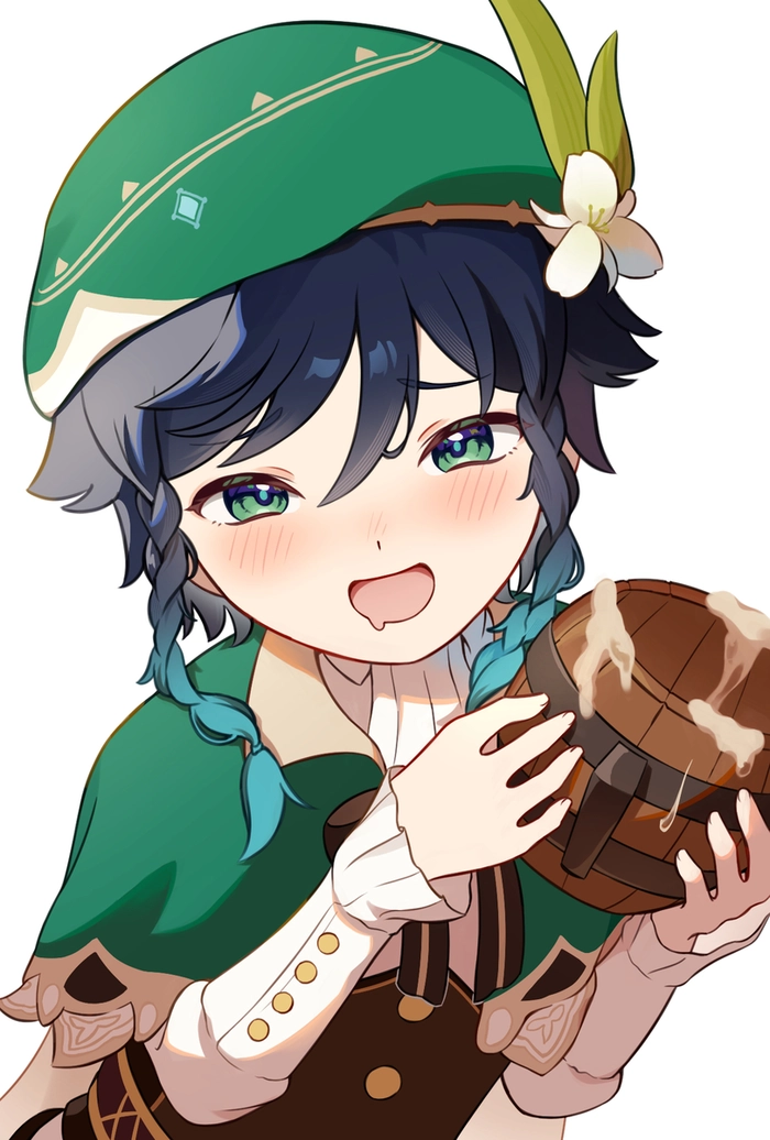 Hình Venti Genshin Impact chibi sắc nét