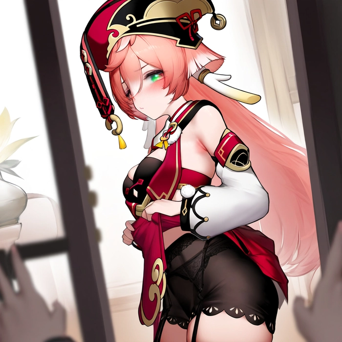 Hình Yanfei rực rỡ