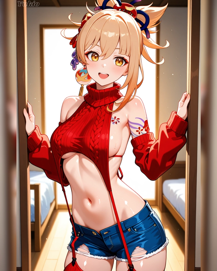 Hình Yoimiya Genshin Impact phong cách ấn tượng