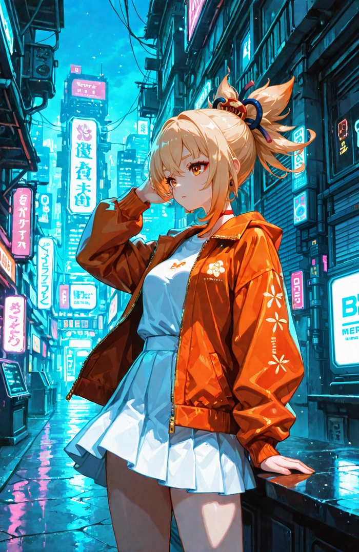 Hình Yoimiya anime rực rỡ và quyến rũ