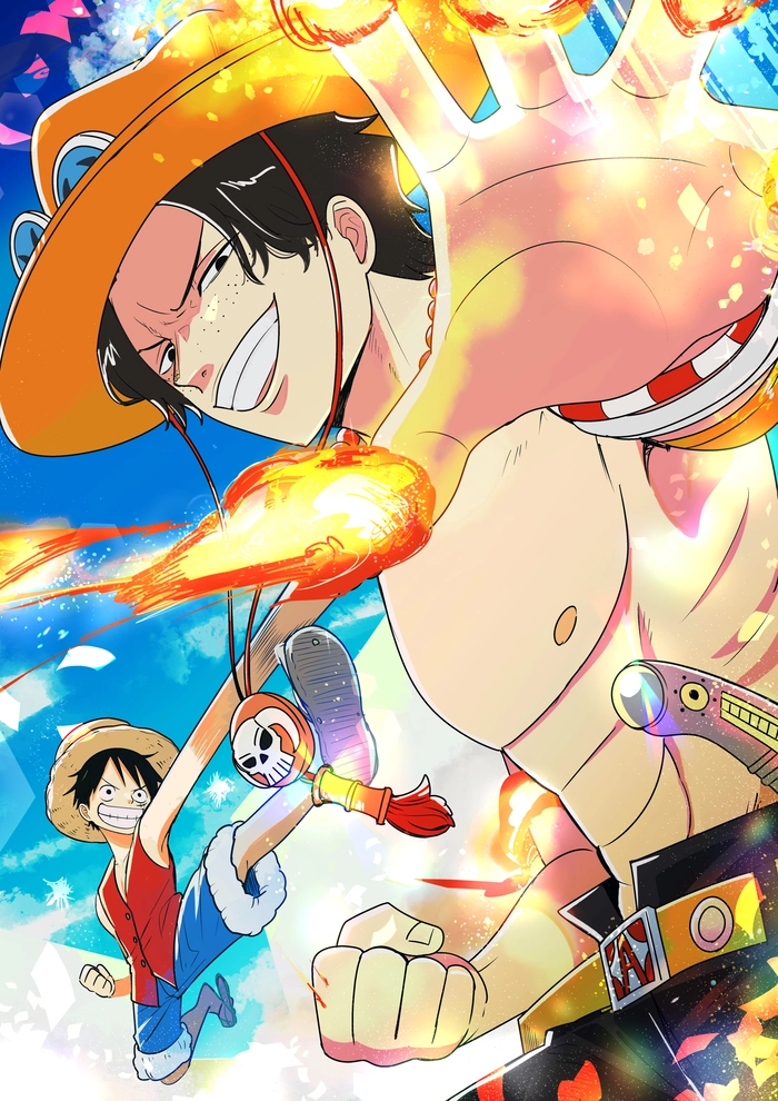 Hình ảnh Ace phiên bản anime