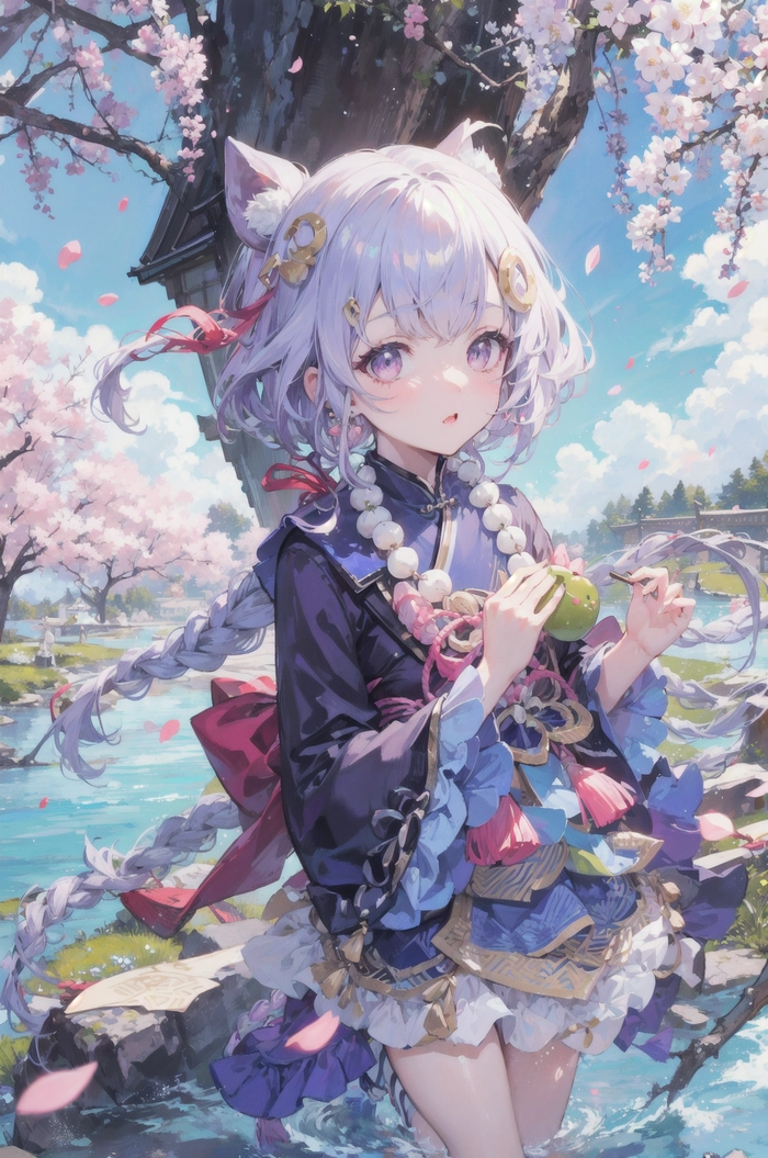 Hình ảnh Qiqi Genshin Impact ngọt ngào