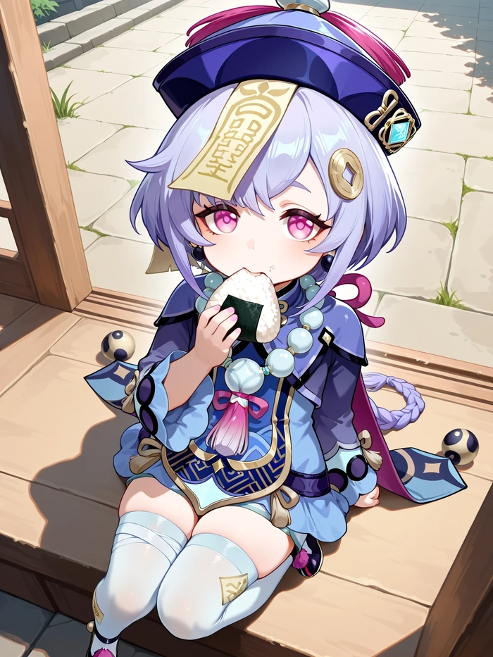 Hình ảnh Qiqi Genshin anime