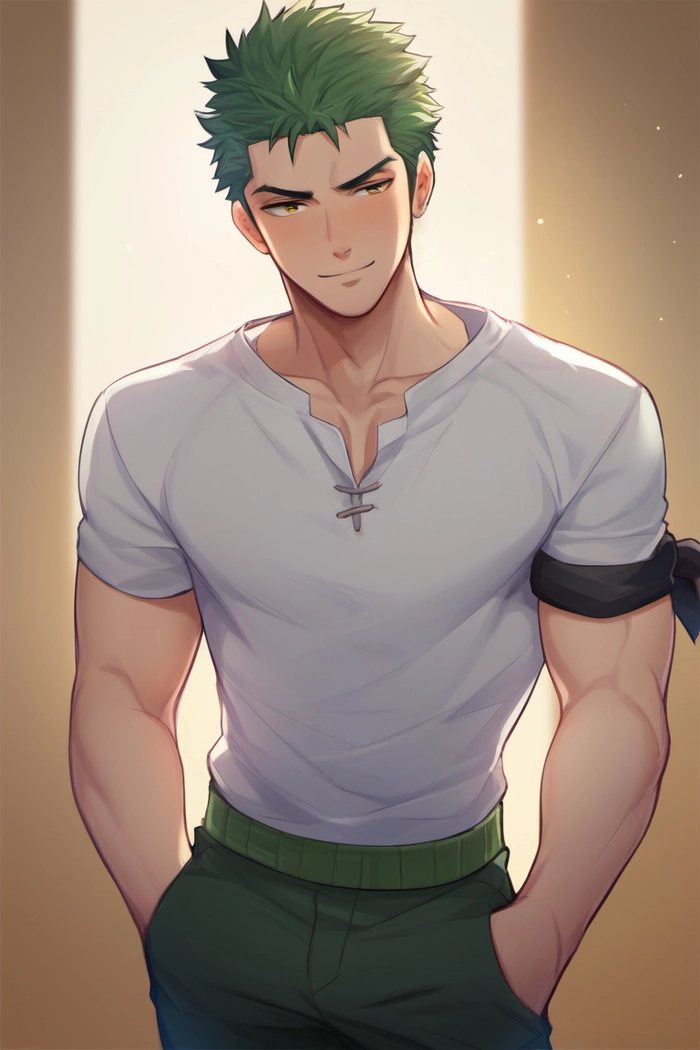 Hình ảnh Roronoa Zoro mạnh mẽ cuốn hút