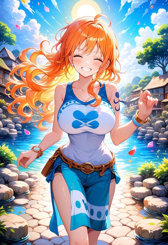 Hình anime One Piece Nami chất lượng cao