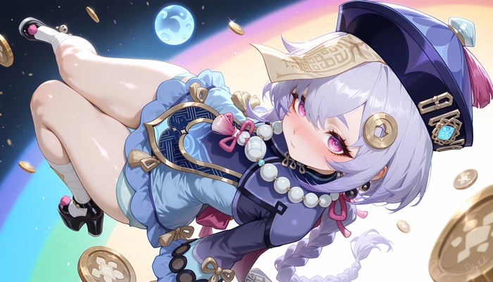 Hình nền Qiqi đẹp cho máy tính