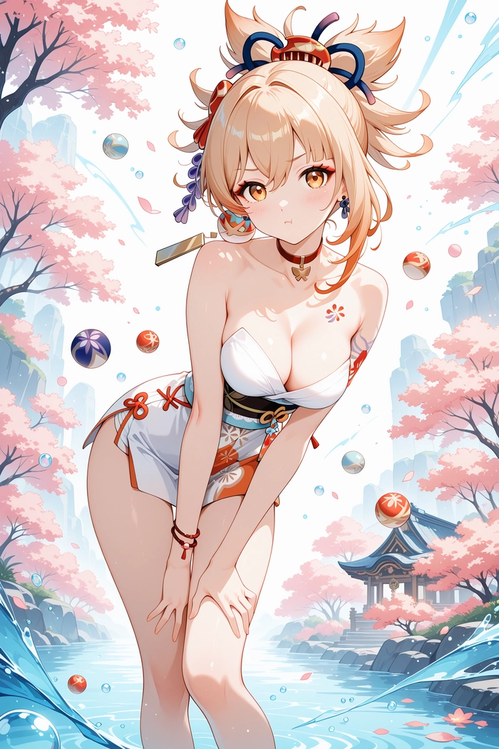 Hình nền Yoimiya anime lung linh