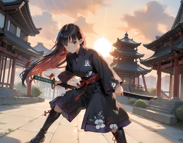 Hình nền anime cổ trang đẹp nhẹ dịu