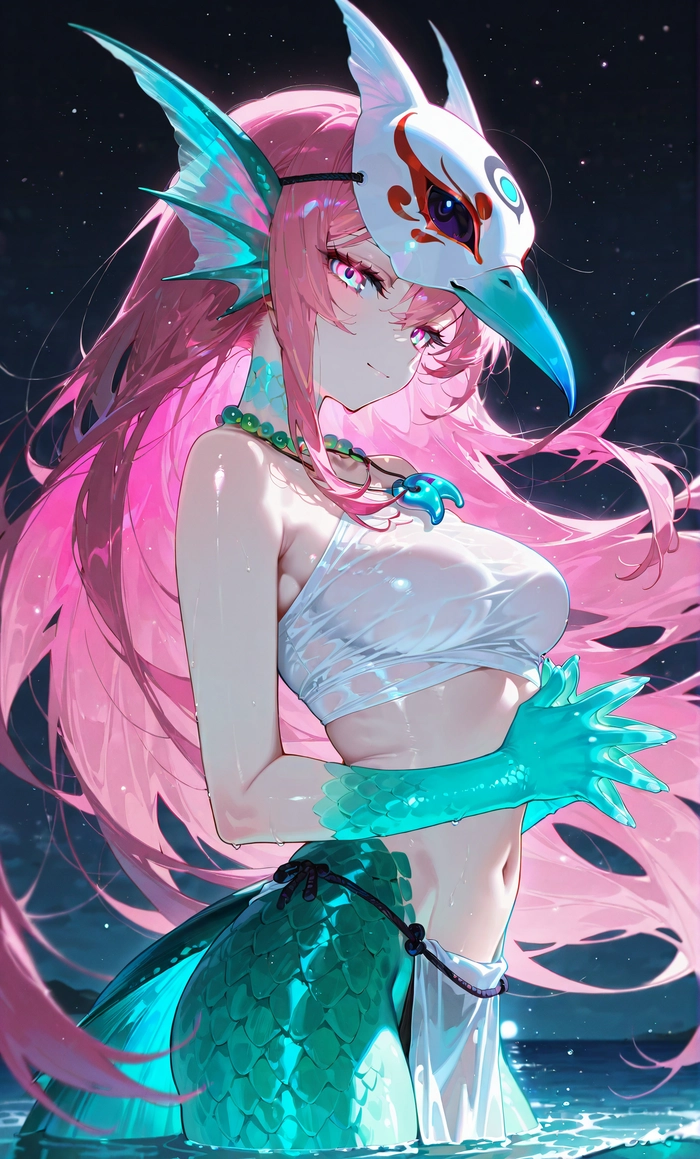 Hình nền nàng tiên cá anime chất lượng cao