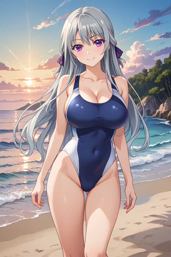 Hiyori shiina anime phối màu hài hòa