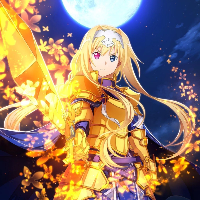 Alice Zuberg khí chất hiệp sĩ anime