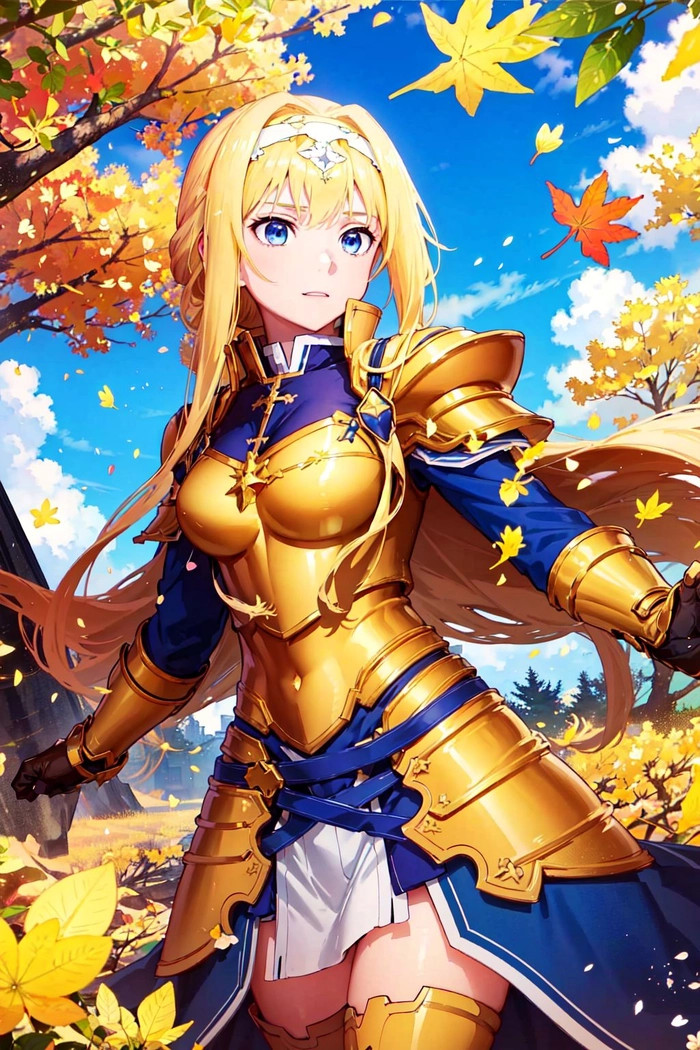 Alice Zuberg phong thái tự tin